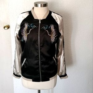 Chelsea & Violet reversible bomber jacket